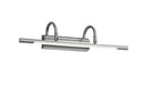 Applique da Interno a LED in Metallo Nickel Opaco