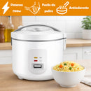 Cuociriso Elettrico 1,8 L 700 W con Vaporiera e Mantenimento al Caldo Automatico      