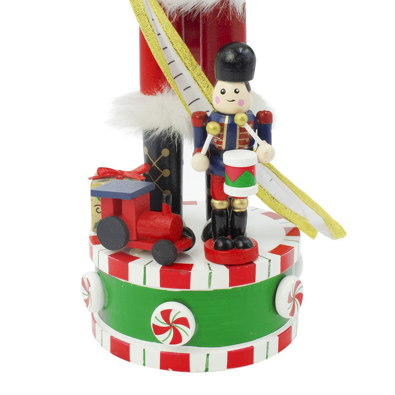 Soldato schiaccianoci 36H con calendario struttura in legno