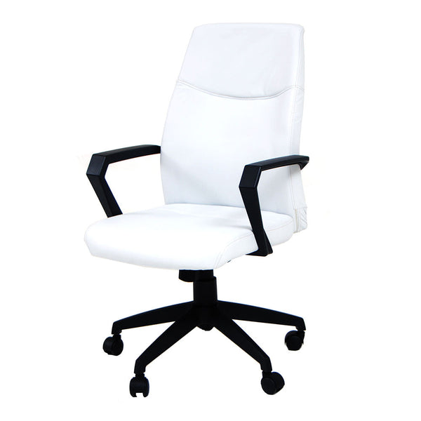 Sedia da Ufficio Operativa in Similpelle Start Bianca online