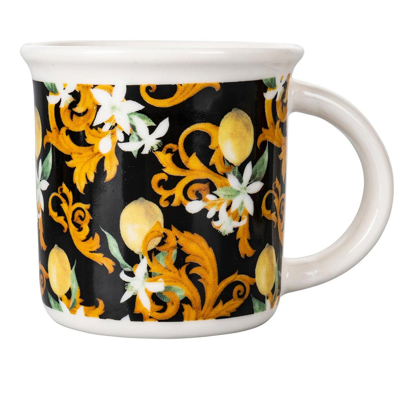 Set 4 Tazzine da Caffè Ø6,5x6,3 cm in Bone China VdE Tivoli 1996 Italian beauty