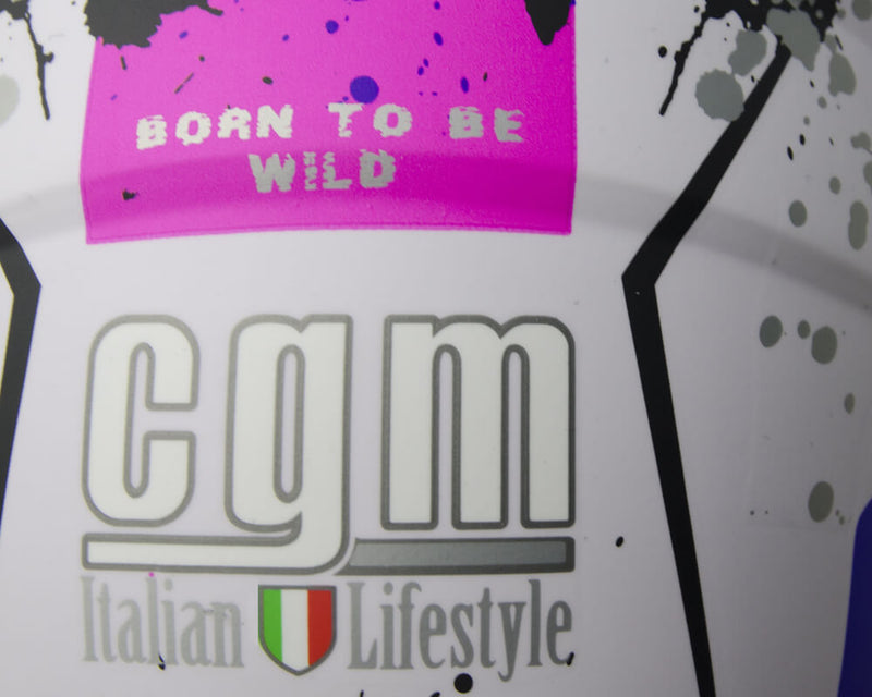 Casco Integrale per Scooter Visiera Lunga CGM Lion 315G Bianco Varie Misure