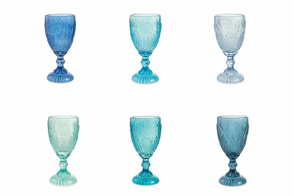 Set 6 Calici Ø8x16,5 cm in Vetro Villa d'Este Home Tivoli Pantelleria prezzo