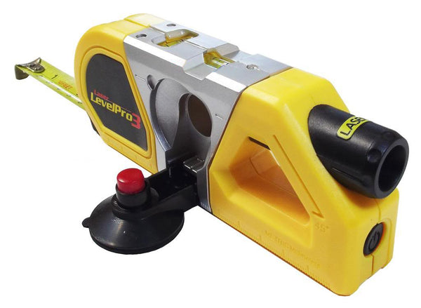 acquista Livella laser 3 in 1 con ventosa con metro estraibile e righello