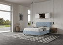 Letto Matrimoniale Adele Azzurro Varie Misure