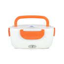 Scaldavivande Elettrico 24x17x10 cm 40W 2 scompartimenti interni con cucchiaio Arancio