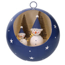 Sfera metallo led blu cm Ø22xh22