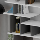 Libreria design 120x29,2x149 cm Apollon bianco antracite