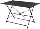 Tavolo Pieghevole da Giardino 110x70x72 cm in Ferro Antracite