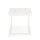 Tavolino design da Giardino Share bianco 41x41x45 cm in Alluminio Share Bianco