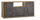 Madia 2 Ante 2 Cassetti 174x84x41 cm Noce Stelvio/Ossido Nero