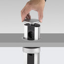 Multipresa con USB in Alluminio Emuca 