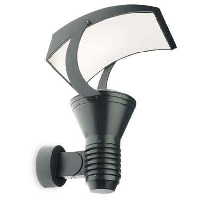 sconto Lampada Applique Grande con Vela Colore Grigio per Esterno Linea Sail Livos