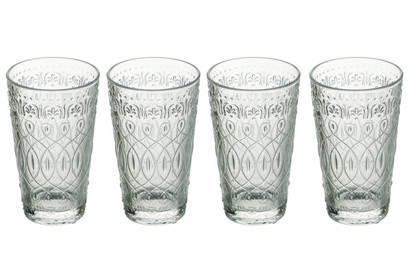 sconto Set 4 Bicchieri Bibita 385 ml in Vetro Villa d'Este Home Tivoli New Marrakech