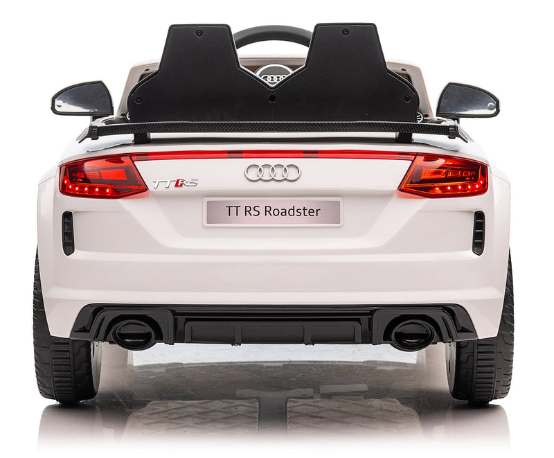 Macchina Elettrica per Bambini 12V Audi TT RS Roadster Bianca