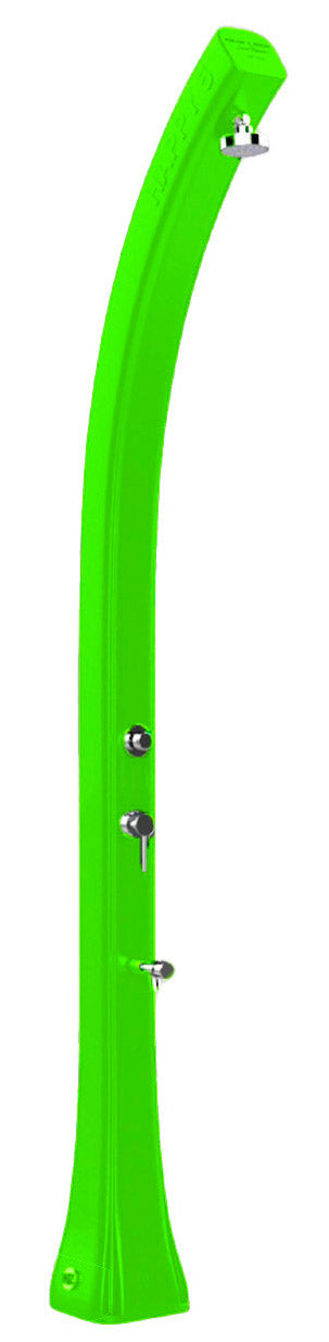 Doccia Solare da Giardino 28L Miscelatore Temporizzato e Lavapiedi Arkema Happy Beach Verde sconto