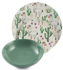 Servizio Piatti 18 Pezzi in Porcellana e Gres Villa d'Este Lamalima