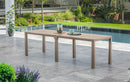 Tavolo Doppio da Giardino 295x90x74,5 cm in Resina Keter Kulie Double Cappuccino