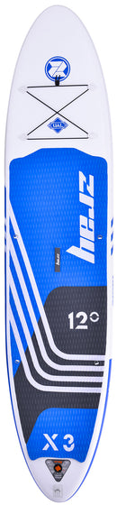 SUP Tavola Stand Up Paddle Gonfiabile 365x81x15 cm Kayak ZRAY X-Rider 12