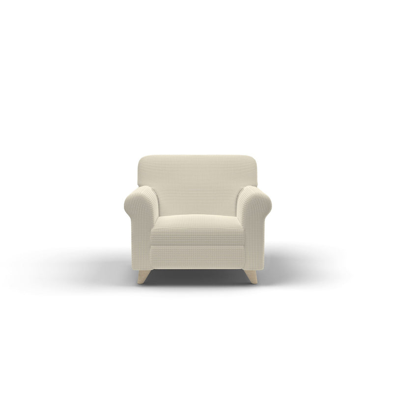 Copridivano Elasticizzato in Poliestere Leslie Panna Varie Misure