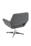 Poltrona in Metallo 75x58x83,5cm TFT Cross Grigia Cromata