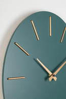 Orologio da Parete  Ø40x5 cm in Legno TimeLine Verde