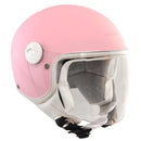 Casco Demi-Jet per Bambini Visiera Lunga CGM Magic Mono 205A Rosa Opaco YS - (49-50 cm)