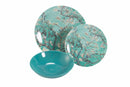 Servizio Piatti 18 Pezzi in New Porcellana e Gres Villa d'Este Home Tivoli Japanese Dream Blue