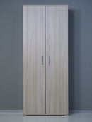 Armadio Portascope 2 Ante 6 Ripiani 72,3x36x177,1 cm in Truciolare Nobilitato Olmo