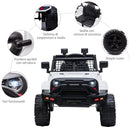 Macchina Elettrica per Bambini 12V Fuoristrada Bianca