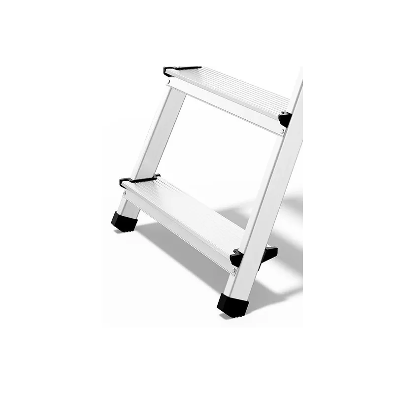 Scaletto Scala Richiudibile 6 Gradini Portata Max 125 Kg in Alluminio