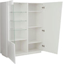 Vetrina 2 Ante 120x43x146 cn Vega Bianco Lucido  