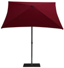 Ombrellone da Giardino 2x2 m Palo Ø38 mm in Alluminio Tessuto Olefin Trend Bordeaux