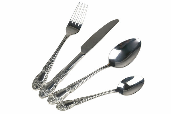 prezzo Servizio Set di Posate 24 Pezzi Silver Lucido in Acciaio Villa d'Este Home Tivoli Madame