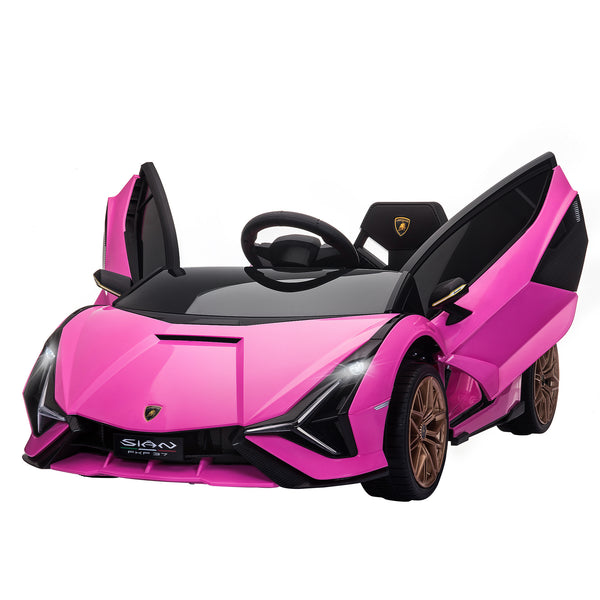 sconto Macchina Elettrica per Bambini 12V con Licenza Lamborghini Sian FKP 37 Rosa