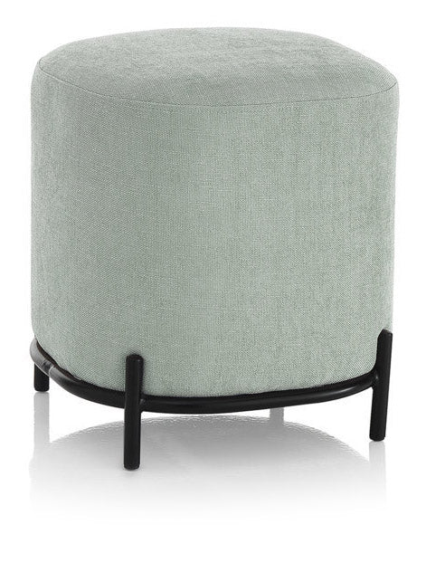 acquista Pouf Imbottita 42x42x45 cm in Tessuto Menta