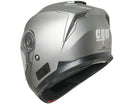 Casco Integrale per Scooter Visiera Lunga CGM Osaka 506A Titanium Opaco Varie Misure