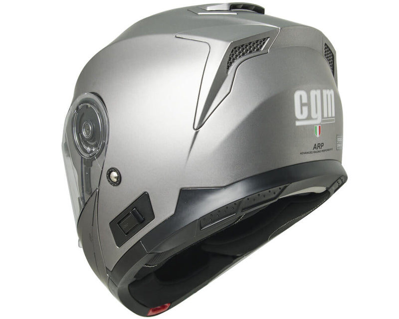 Casco Integrale per Scooter Visiera Lunga CGM Osaka 506A Titanium Opaco Varie Misure