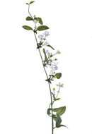 Set 3 Bouvardia Artificiali Pendente Altezza 117 cm Bianco