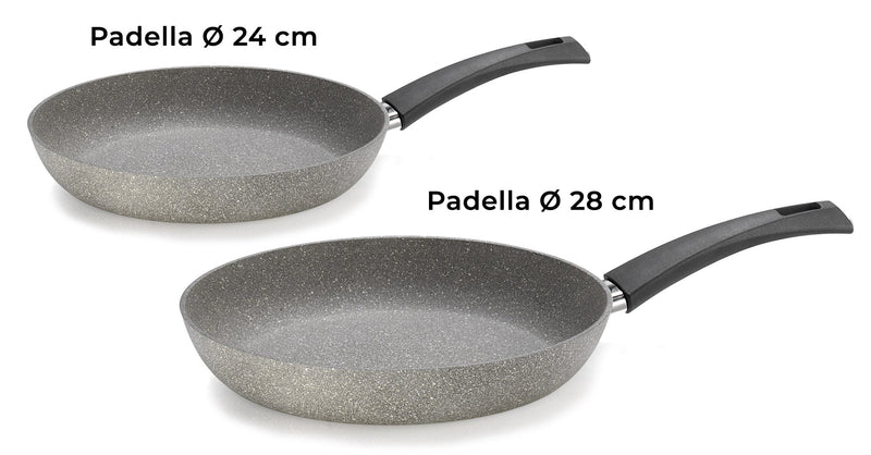 Batteria di Pentole 5 Pezzi in Alluminio Antiaderente Olympia Rockers