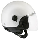 Casco Demi-Jet per Scooter Visiera Lunga CGM Nevada 101A Bianco 