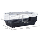 Gabbia Trasportino per Piccoli Roditori 100x55x41 cm 