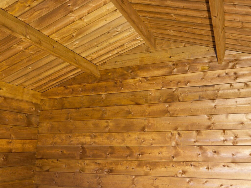 Casetta da Giardino con Porta  e Finestra 260x200 cm in Legno Agata