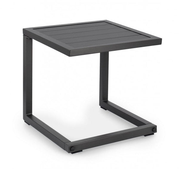 acquista Tavolino Hilde 40x40 cm Antracite in Alluminio