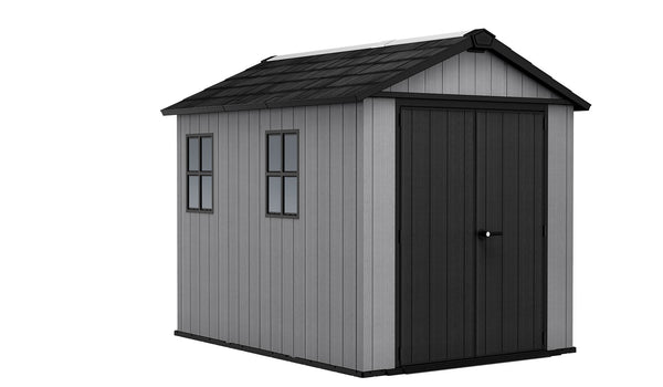 Casetta Box da Giardino 230x287x246 cm Newton Plus 759/975 Doppia Opzione Montaggio in Resina Evotech+ Grigio cm sconto