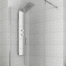 Colonna Doccia Termostatico Multifunzione Idromassaggio Doccetta Alluminio Silver