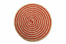Tovaglietta Tonda in Rafia Ø38 cm Villa d'Este Home Tivoli Spiral