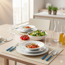 Servizio Set di Posate 24 pezzi in Acciaio Inox Eme Brio Azzurro 3