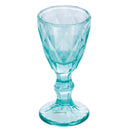 Set 6 Tazzine per Liquori Liquorini Prisma Greenery in Vetro VdE Tivoli 1996 Verde