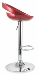 Sgabello con Alzata a Gas e Seduta Girevole in ABS Soriani Rosso